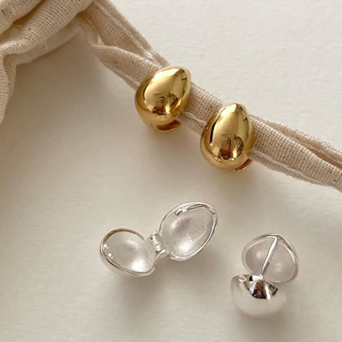 Cercei din argint Aura (Silver/Gold)